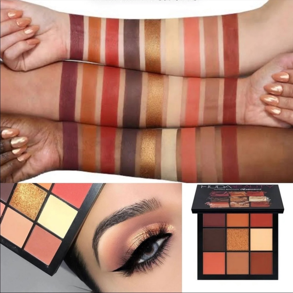 ✨ HUDA BEAUTY Warm Brown Obsessions Eyeshadow Palette